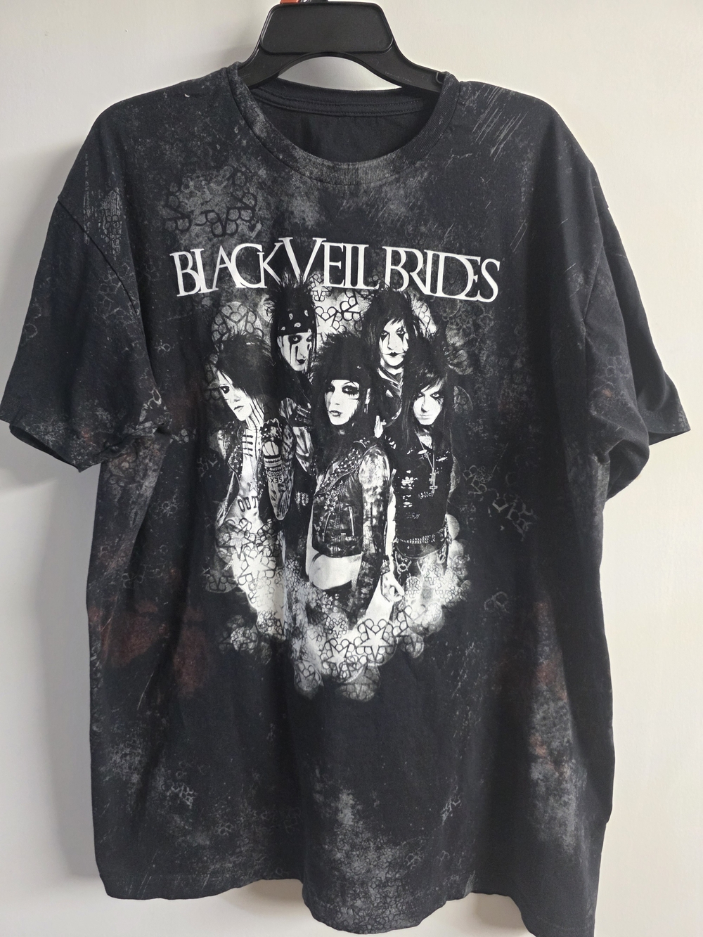 *** Vintage Rare Black Veil Brides T-Shirt Size XL Short Sleeve Emo Band Rock